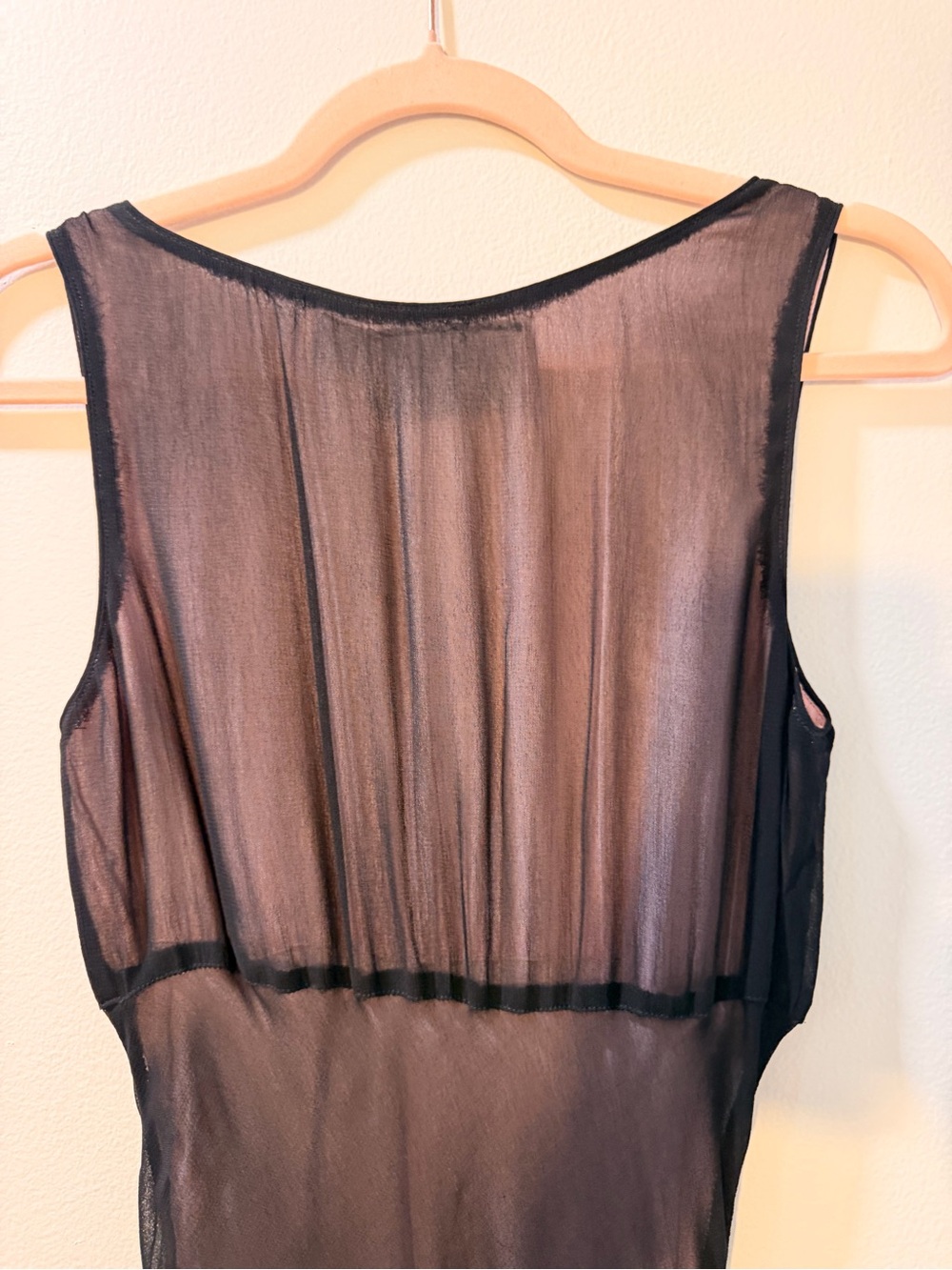 VTG 2000's Y2k Ellie Size Small Beaded Overlay Baby Doll style dress Prom Formal - Picture 7 of 7